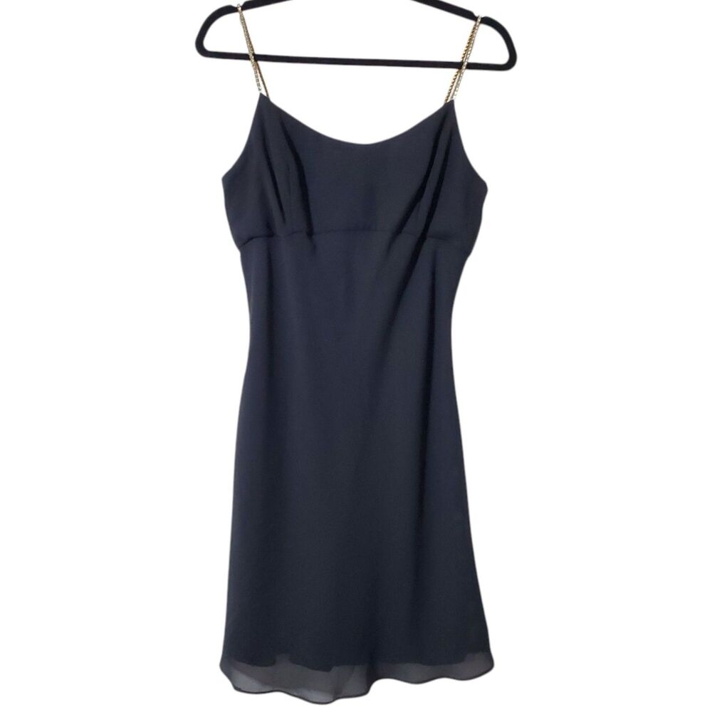 Jessica McClintock Gunne Sax Mini Dress S Coquette Babydoll Romantic Womens